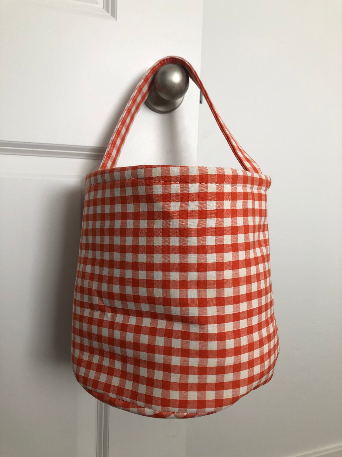 Halloween Gingham Trick-or-Treat Bag