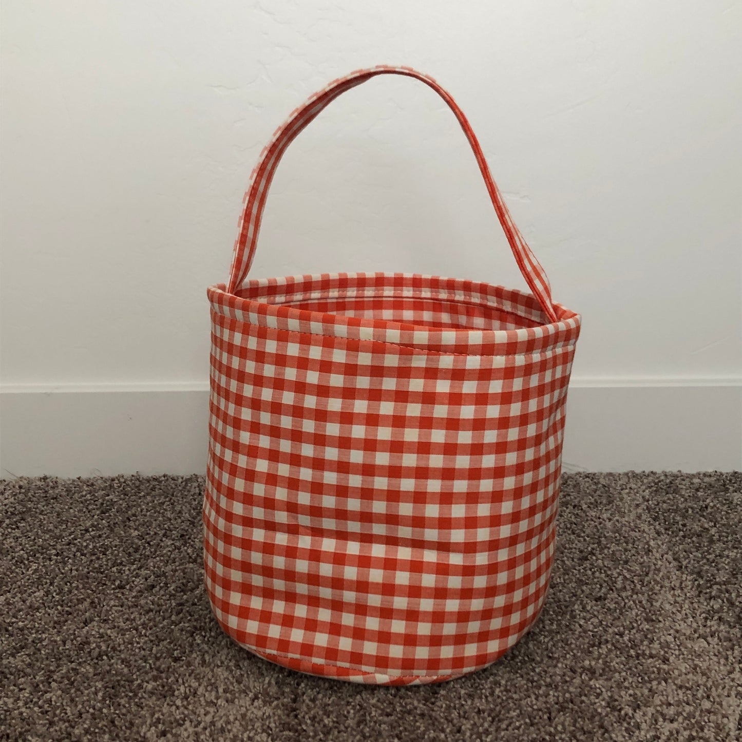 Halloween Gingham Trick-or-Treat Bag