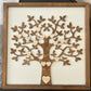 Personalized Family Tree Sign | 21x21 inch