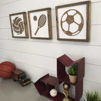 Sports Sign | 11x11 inch Wood Sign