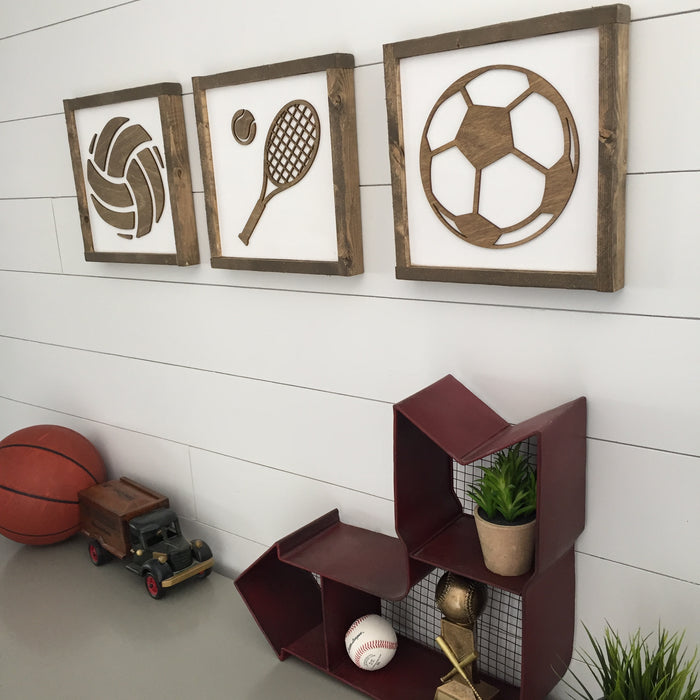 Sports Sign | 11x11 inch Wood Sign