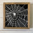 Spider Web | Halloween Sign | Black Background | 11x11 inch Wood Sign