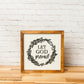 Let God Prevail Wreath | 11x11 inch Wood Sign
