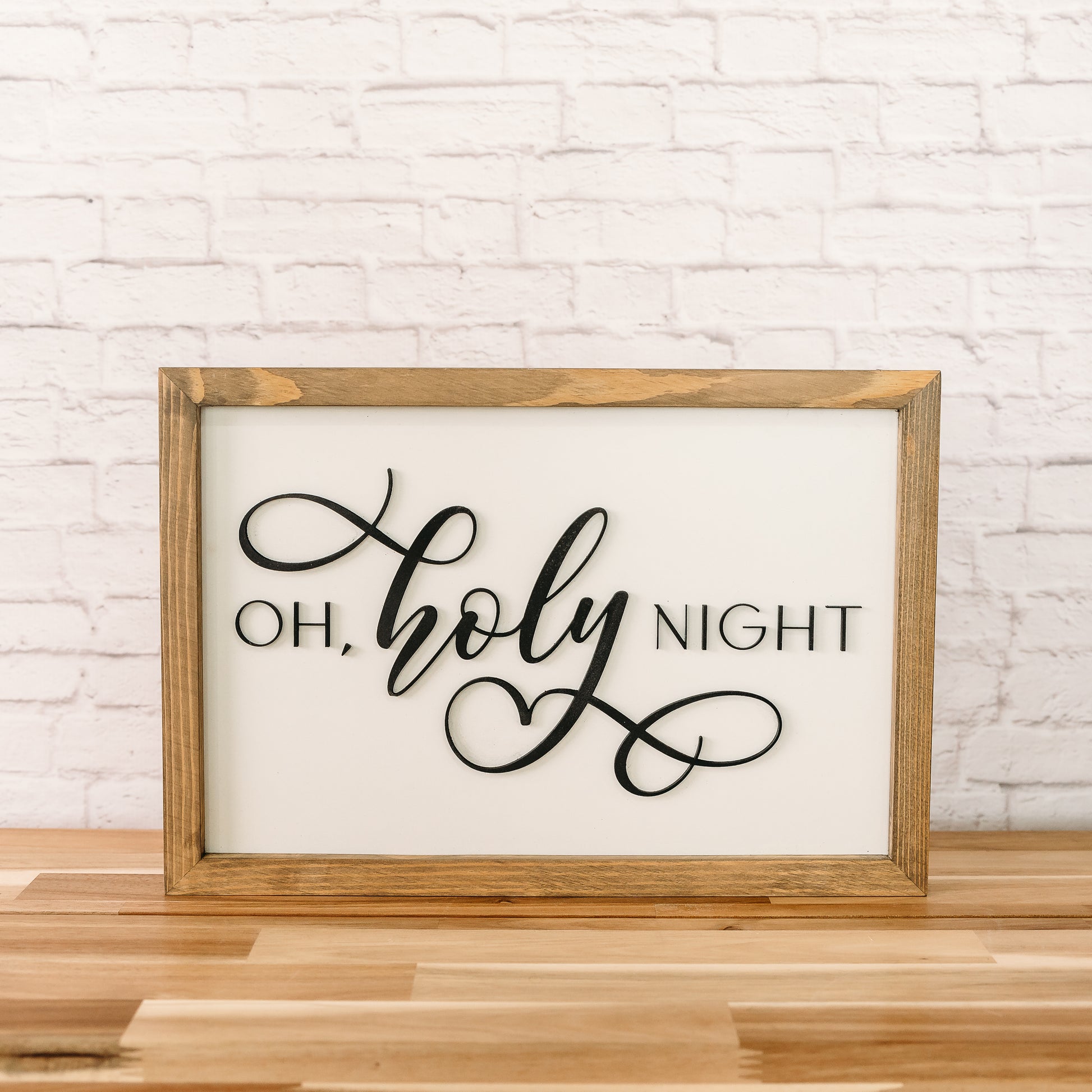 Oh Holy Night I 11x16 inch Wood Sign