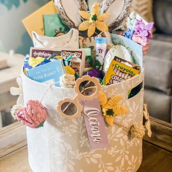 Personalized 3D Easter Basket Name Tags