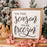 Tis the Season to Be Freezin | 14x14 inch Wood Sign