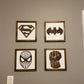 Superhero Wall Art  | 11x11 inch Wood Sign