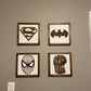 Superhero Wall Art | 14x14 inch Wood Sign | Super Hero Wall Art | Superhero Gallery Wall