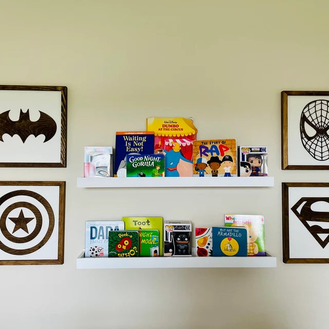 Superhero Wall Art | 21x21 inch Wood Sign | Super Hero Wall Art