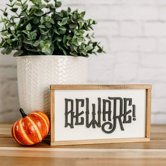 Halloween Mini Sign | White Background