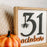 Halloween Mini Sign | White Background