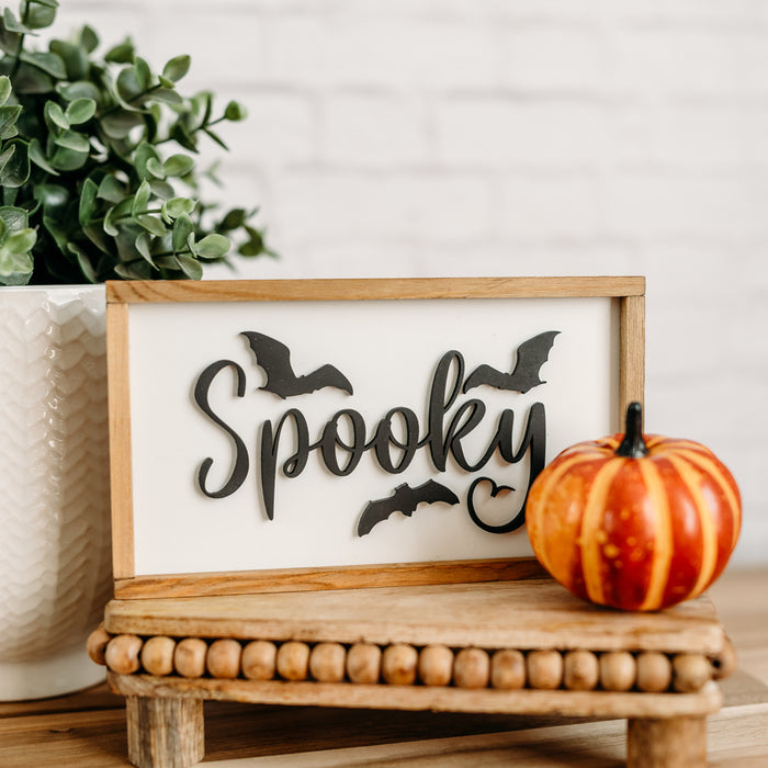 Halloween Mini Sign | White Background