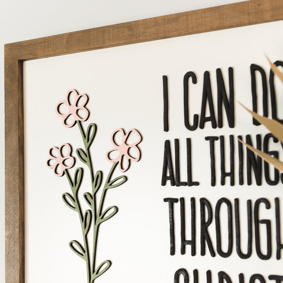 I Can Do All Things Through Christ | 14x14 inch | 2023 Youth Theme