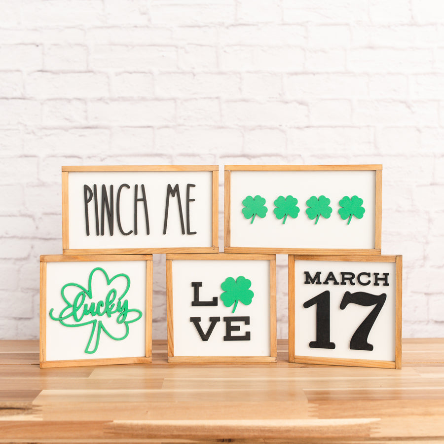 St. Patrick's Day Mini Signs