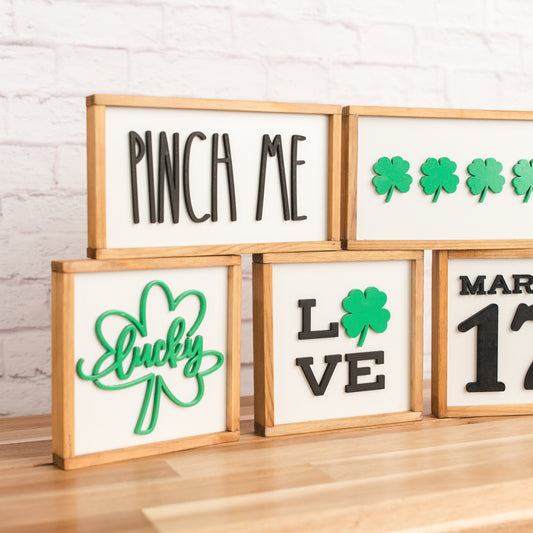 St. Patrick's Day Mini Signs