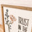 Trust in the Lord {with Floral} | 14x14 inch Wood Sign | 2022 Youth Theme