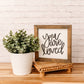 You are Loved | 8x8 inch Wood Sign