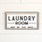 Laundry Room | 11x21 inch Wood Framed Sign | 3D Lettering