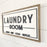 Laundry Room | 11x21 inch Wood Framed Sign | 3D Lettering