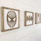 Superhero Wall Art | 21x21 inch Wood Sign | Super Hero Wall Art