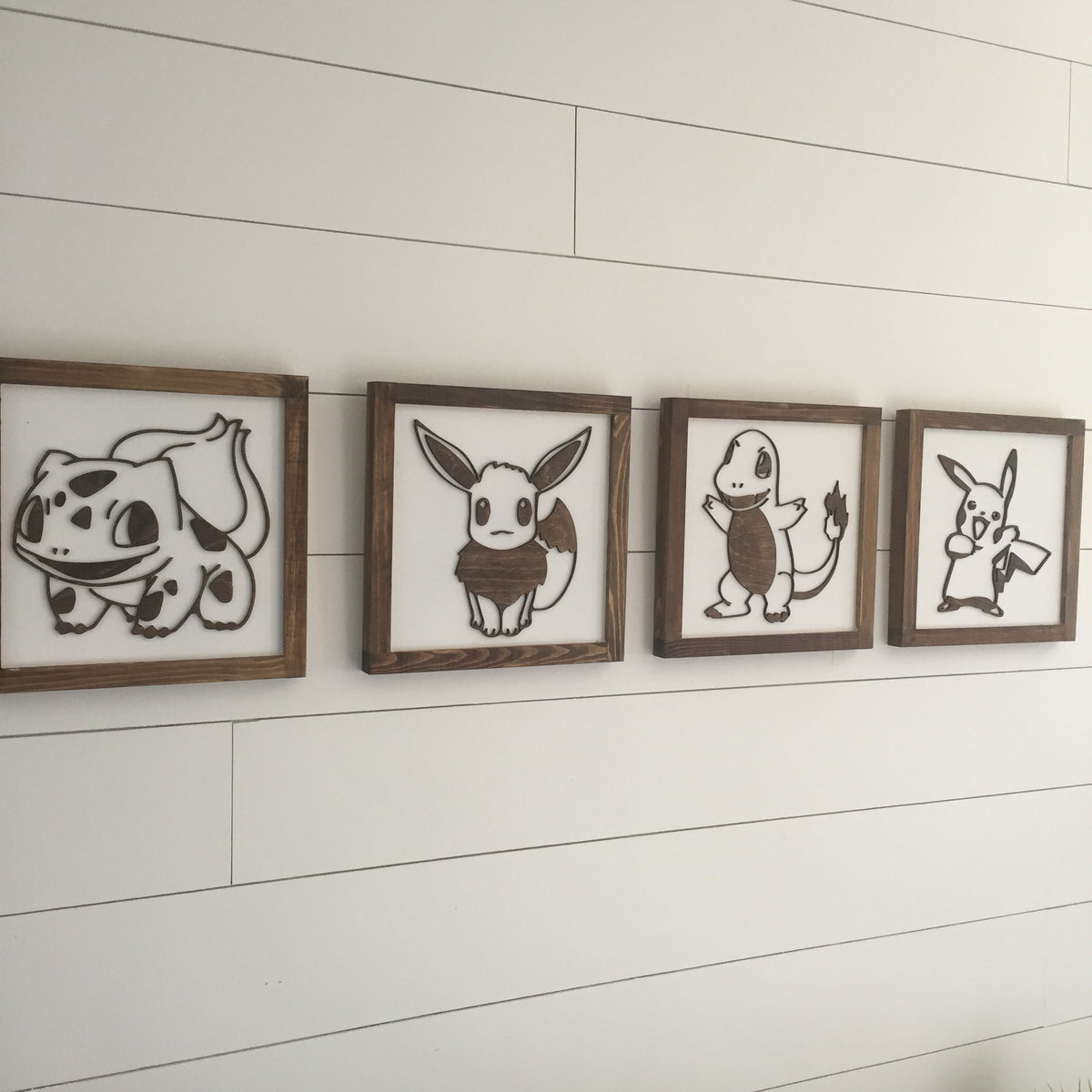 Personalized Pokémon Wood Sign – Custom Bedroom Decor Featuring Pikach ...