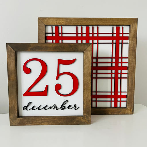 Festive Bundle | December 25 + Red Plaid