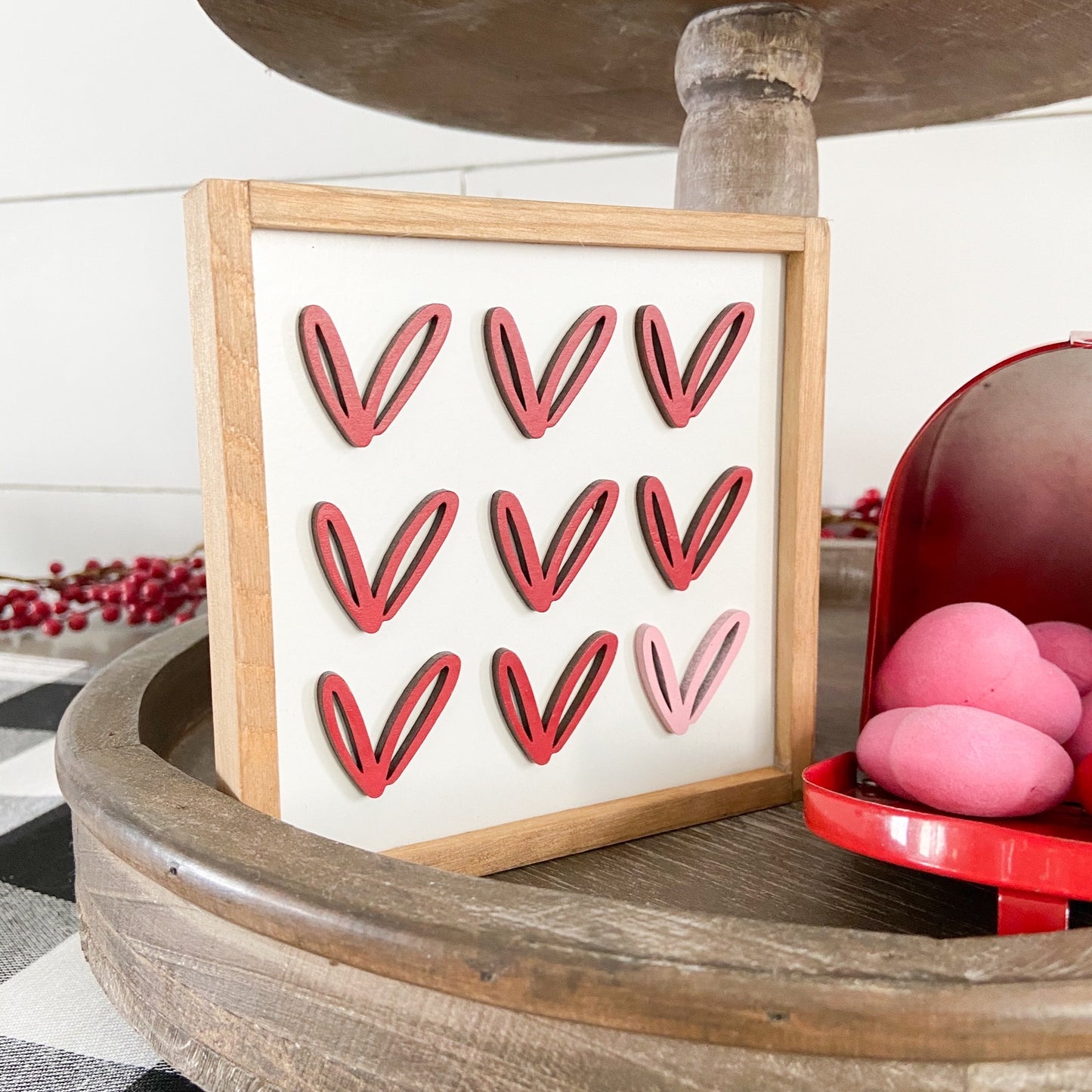 Valentine's Mini Signs | Tier Tray Decor