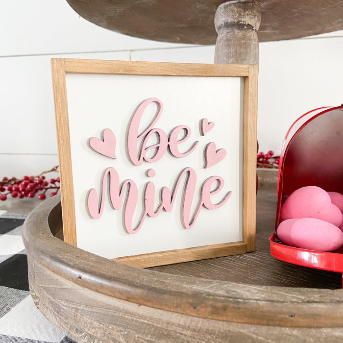 Valentine's Mini Signs | Tier Tray Decor