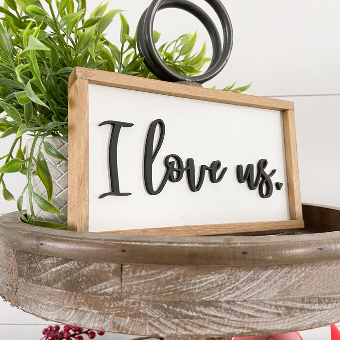 Valentine's Mini Signs | Tier Tray Decor