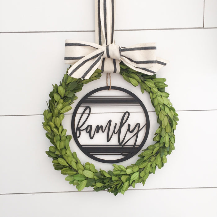 6” Farmhouse Wreath Insert