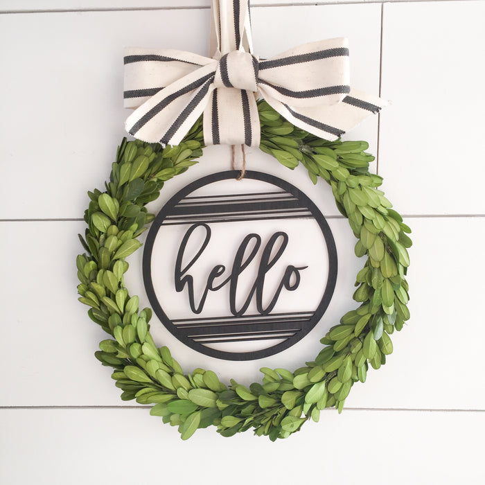 6” Farmhouse Wreath Insert