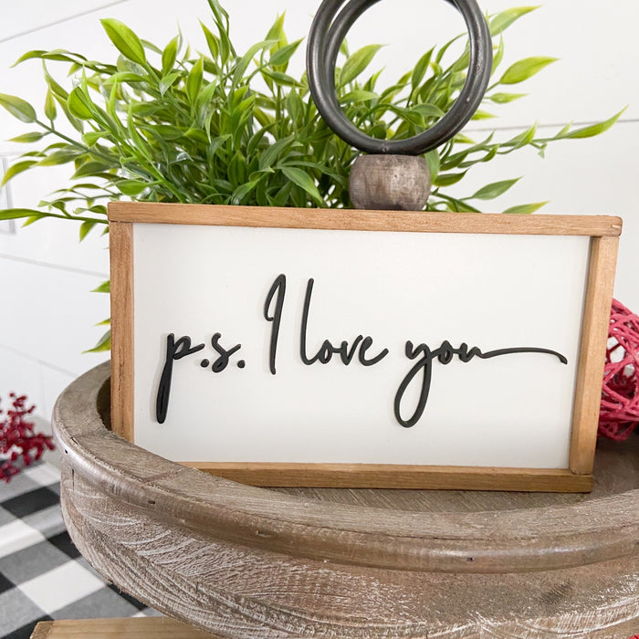 Valentine's Mini Signs | Tier Tray Decor